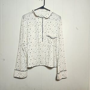 Tommy John Long Sleeve Christmas Tree Sleeve Top Size Large